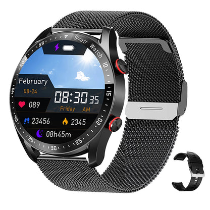 ECG+PPG Bluetooth Call Smart Watch Men Laser Health Blood Pressure Fitnes Sports Watches Man Sports Waterproof Smartwatch