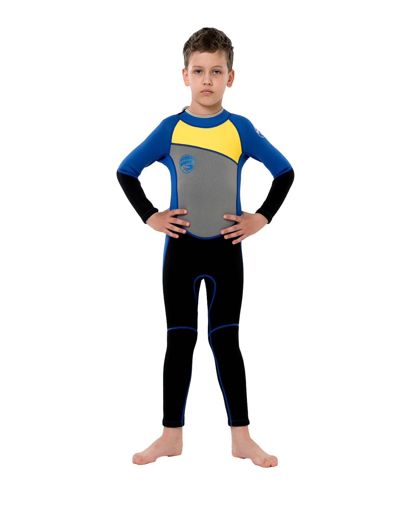 Kids Wetsuit for Boys Girls Toddler  2.5MM Neoprene Long Sleeve Wet Suits for Swimming