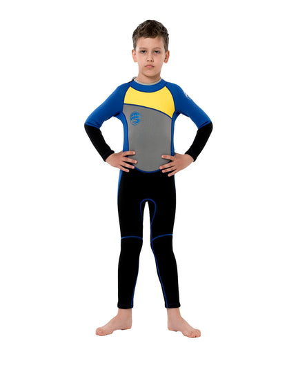 Kids Wetsuit for Boys Girls Toddler  2.5MM Neoprene Long Sleeve Wet Suits for Swimming