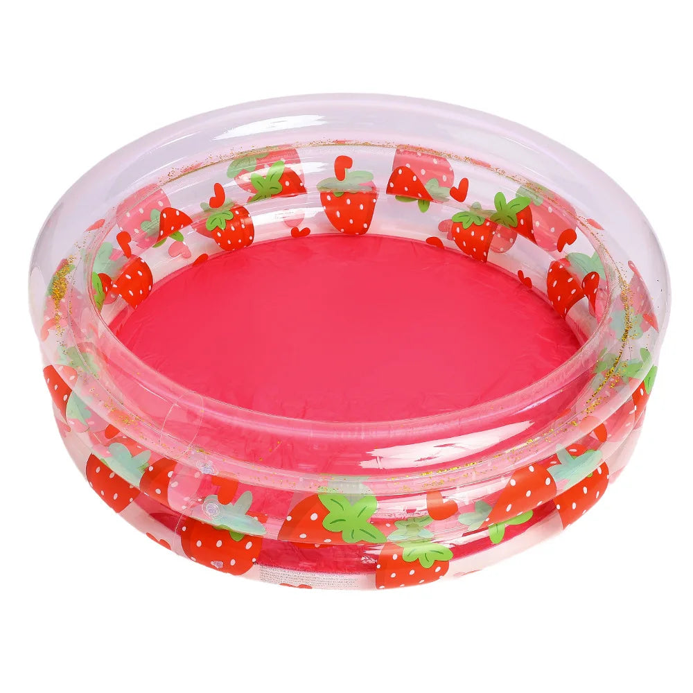 1pcs Inflatable Bathtub Swimming Pool Inflatable Pool Retro Blow Up Swimming Pool Family Cute Thickened Water Pool ﻿ ﻿