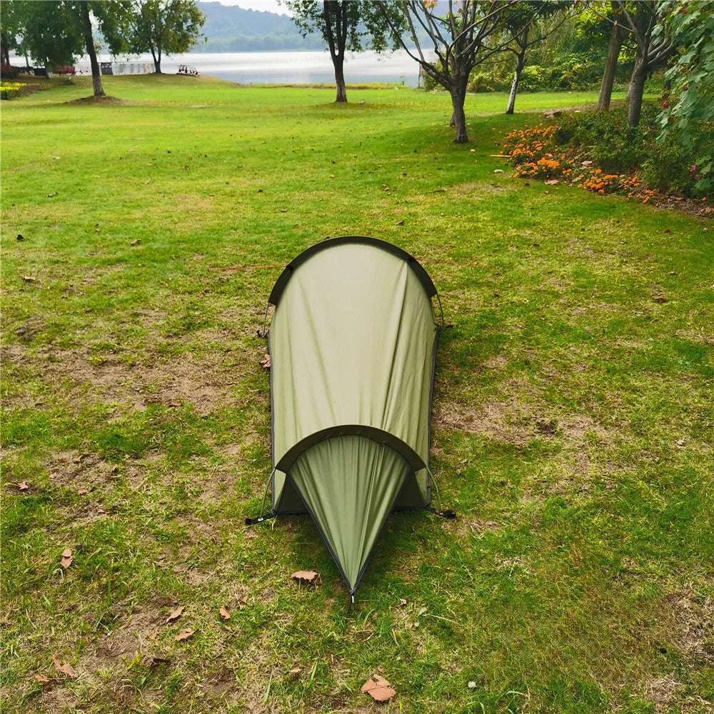 Ultra Light Single Person Camping Small Sleeping Bag Outdoor Portable Tent Mountaineering Equipment Summer Breathable