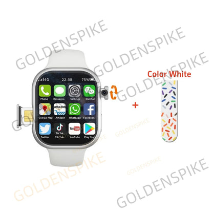 VP19 S10 Smartwatch Men Women Smart Watches With 2.29inch Amoled Screen Rotating Camera GPS WIFI 4G/5G SIM Card Slot Compass NFC