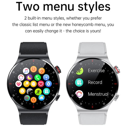New ECG+PPG Bluetooth Call Smart Watch Men AMOLED Full Touch Sports NFC Watches Men Smartwatch Waterproof For Android Ios