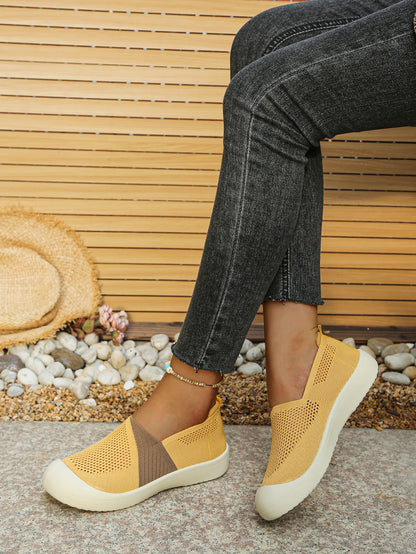Women's shoes summer 2026  Single Shoes Dual-Tone Breathable Design Petite Fragrance Style Comfortable Footwear shoes woman