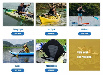 2-3 Person Kayak Two Seat Paddle Kayak Sit On Top Kayaks