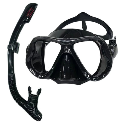 Diving Mask With Sports Camera Mount Electroplate Tempered Glass Silicone Mask is Safe and Comfortable