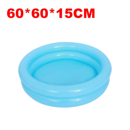 65/60CM Summer Baby Inflatable Swimming Pool Portable Kids Outdoors Sport Play Toys Round Basin Bathtub Garden Paddling for 0-3Y