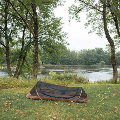 Outdoor Camping Single Tactical Tent Rainproof Boat Tent Folding Bed Sunshade Tourism Outdoor Camping Hiking Mountaineering