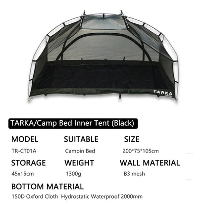 TARKA Camping Bed Tent Only Inner Tent Insect Prevention Mesh Tent Used For Camping Bed Wild Summer Hiking One Person Tent ﻿