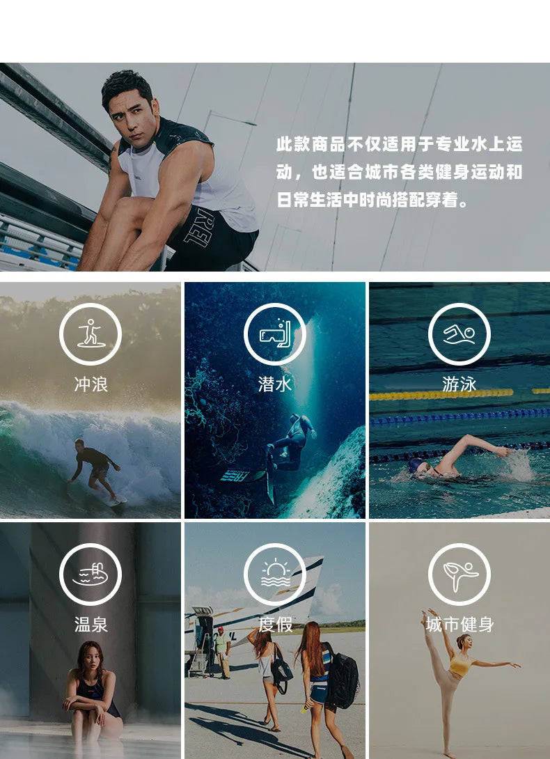 Wetsuit Men's Sunscreen Quick-drying Split Long Sleeve Trousers Snorkeling Water Suit Couple Warm Swimsuit Surf Suit