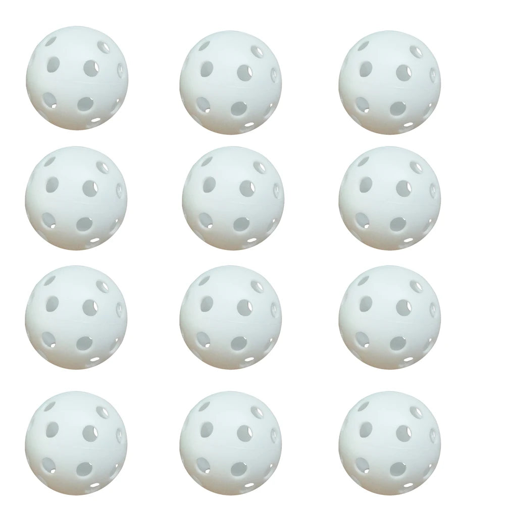 3/6/12pcs Indoor Pickleball Balls 26 Holes Colorful and Durable Pickleballs 72mm Training Ball Practice Competition Pickleball
