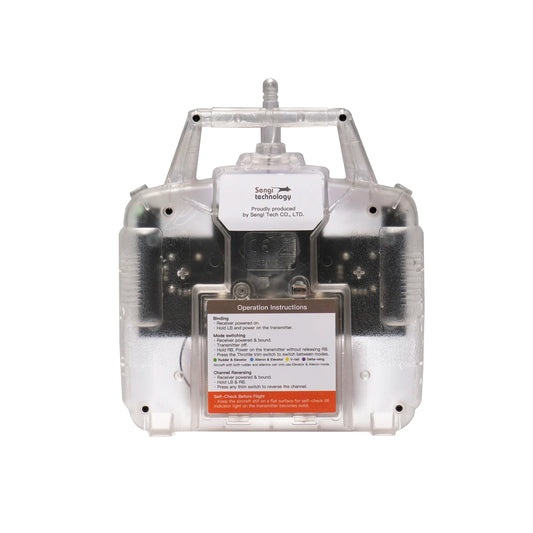 Andromeda 2.4G 5Ch Gyro RC Transmitter Auto-Stabilize Tri-Mode for 300-800mm Fixed-Wing Delta/V-Tail FPV Drone