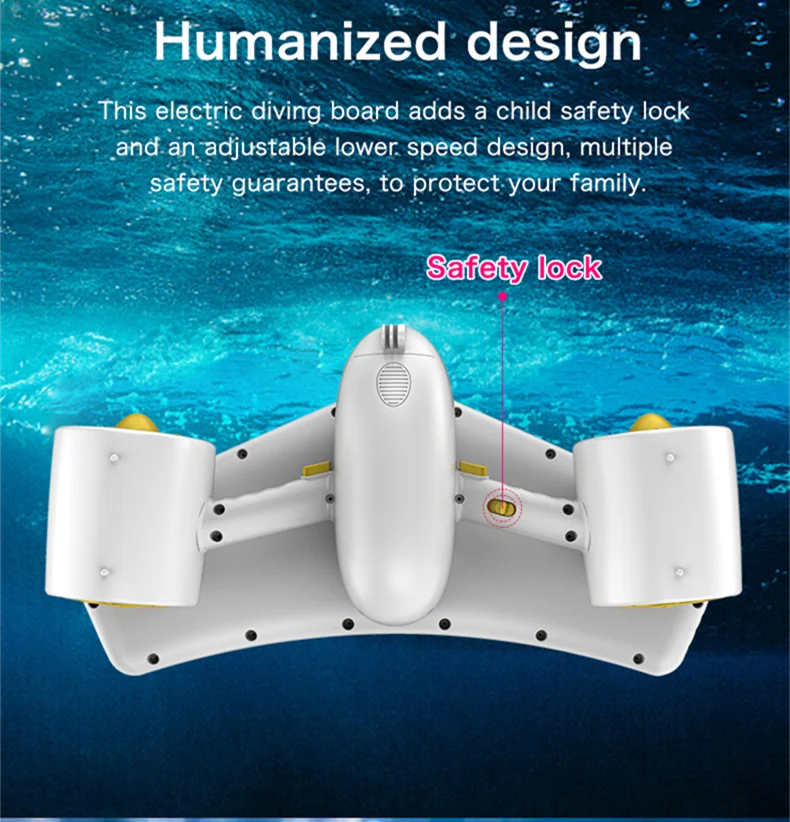 Dual Motor Sea Scooter 50m Waterproof For Diving Swimming Underwater Thruster 2023 Wholesale Hot Sale