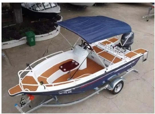 Best Value Aluminum Alloy Speedboat for 6-8 Passengers Comfortable Handrails for Fishing or Sports Yachting