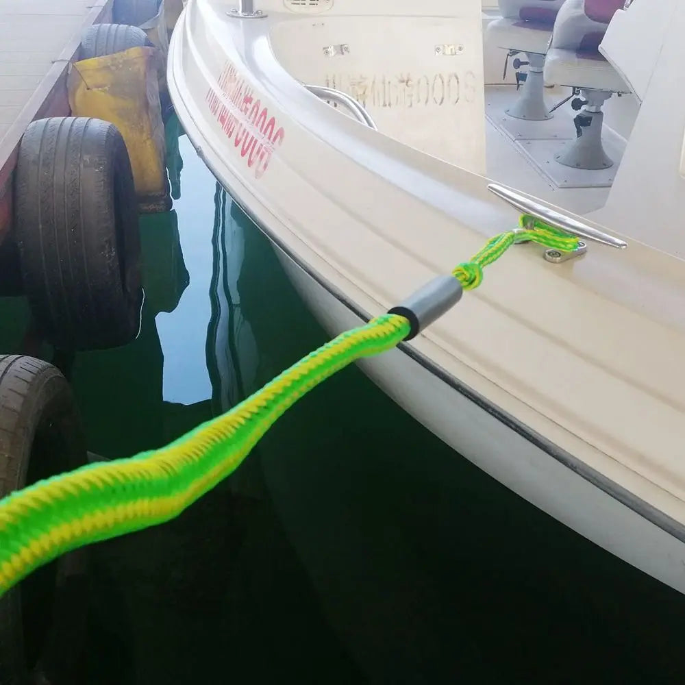 4FT Kayak Boat Bungee Elastic 3 Colors Watercraft Sea Doos Jet Ski Pontoon Power Boat Mooring Rope Outdoor Accessories