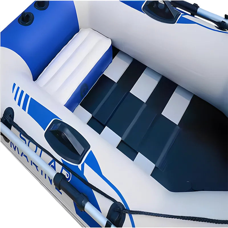 Solar Marine 2M Inflatable Fishing Boat Wooden Floor Racing Boats and Surfing Kayak for Adult Outdoor Watersport IB Accessories