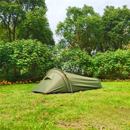 Ultra Light Single Person Camping Small Sleeping Bag Outdoor Portable Tent Mountaineering Equipment Summer Breathable