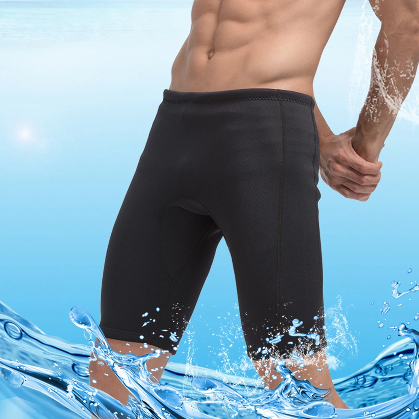 Men Wetsuits Shorts Pants 3mm Neoprene Surfing Swimming Pants Wetsuit Trunks Surf Kayak Wetsuit Shorts Cycling Fitness Running