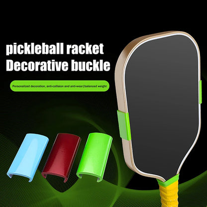 Pickleball Buckle Replace Supplies, 1/2Pcs 45x18 Mm Snap Fastener Clip, Decorative Weighted Blocks for Racket.