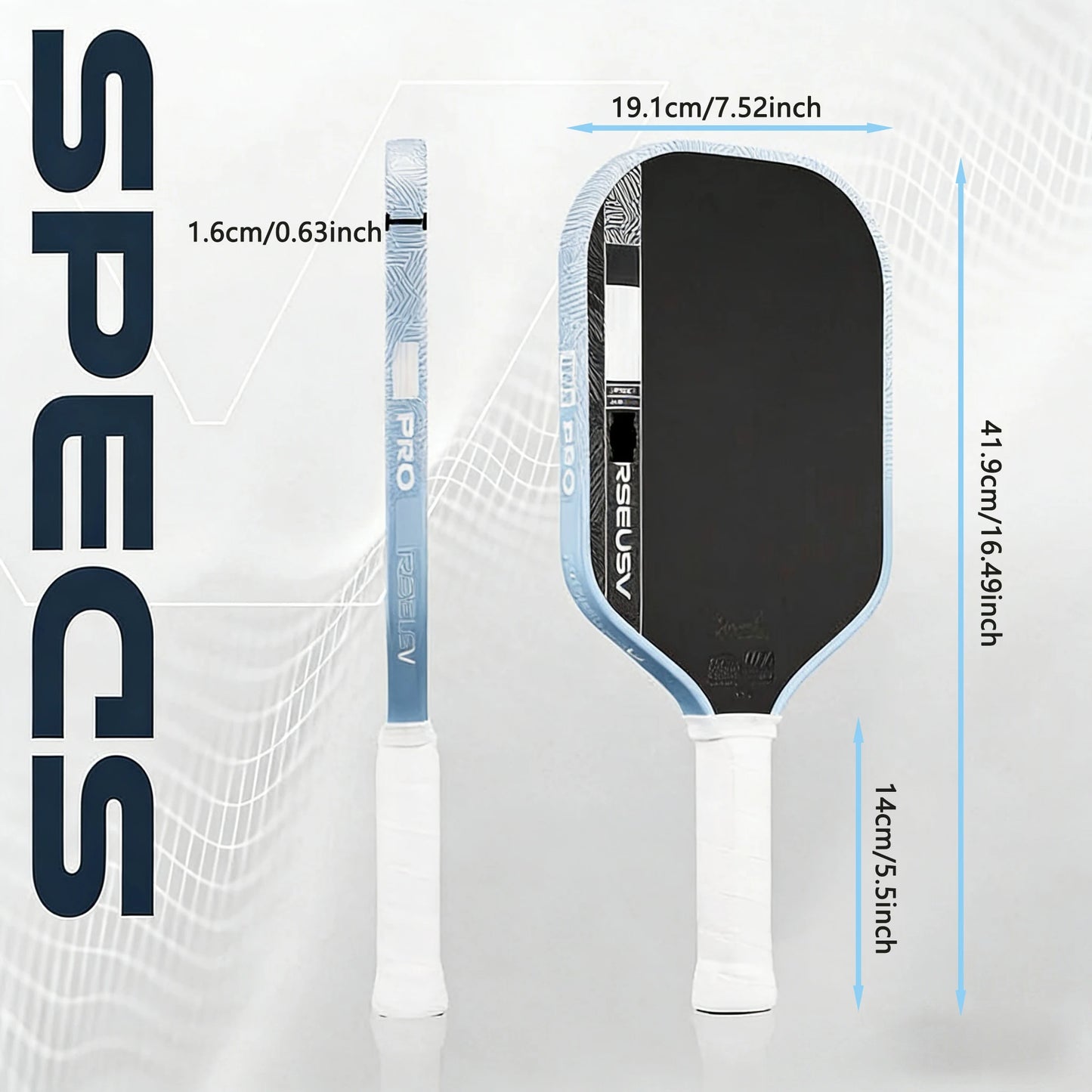new Pro V pickleball paddle features optimized Tech Flex Power and Propulsion Core, delivering enhanced power, higher forgivenes