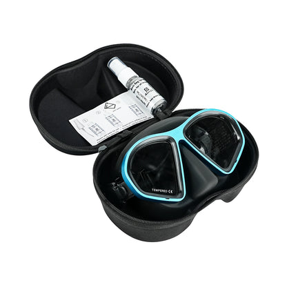 Aluma Pro Dive Mask with Anti-Fog Spray,Low Volume Tempered Glass Lens for Scuba, Snorkeling & Freediving, Adults  Gear