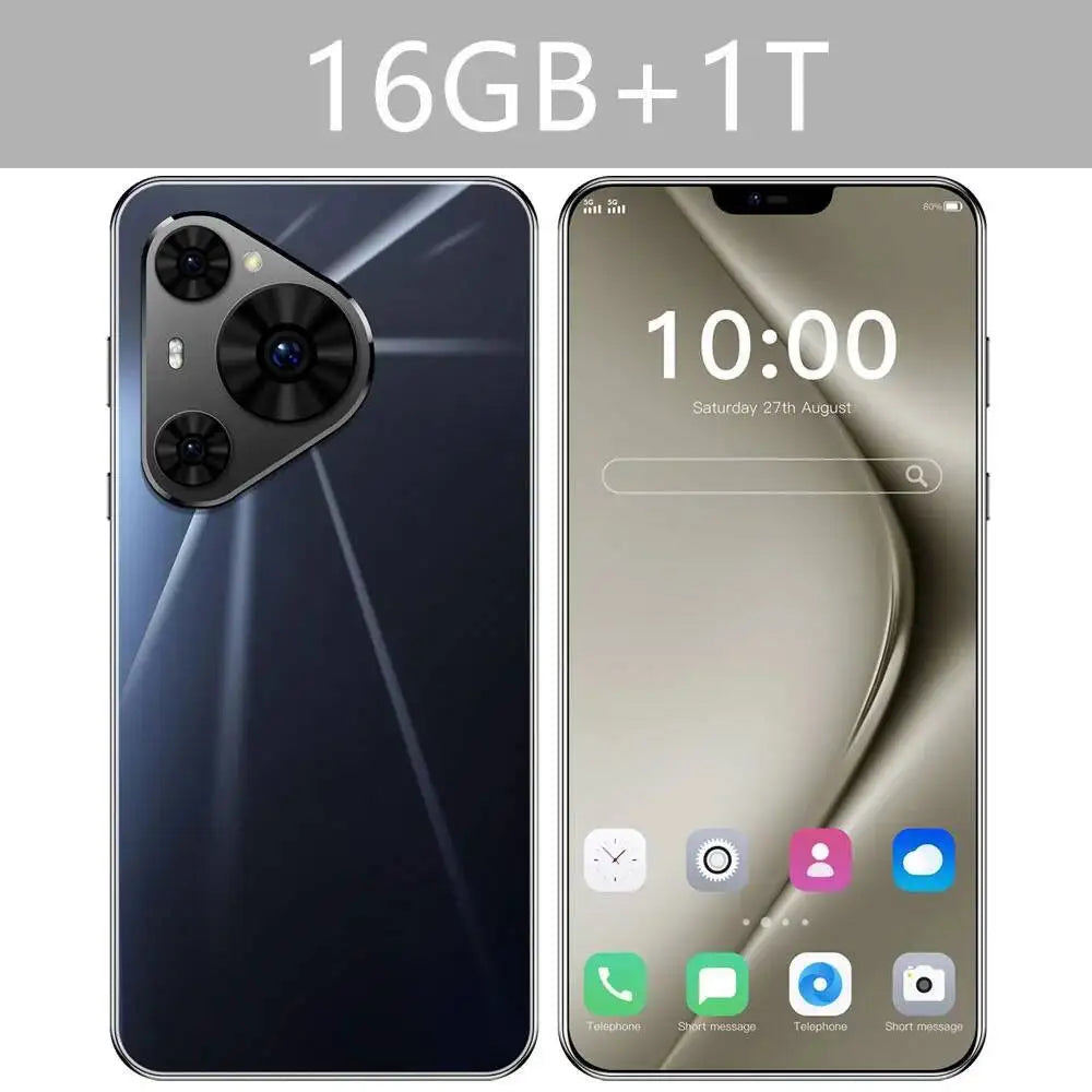 New 2025 HOT P70 Ultra 7.0inch HD Facial Recognition Function Global Edition Original Smart Dual Card 6800Mah Battery