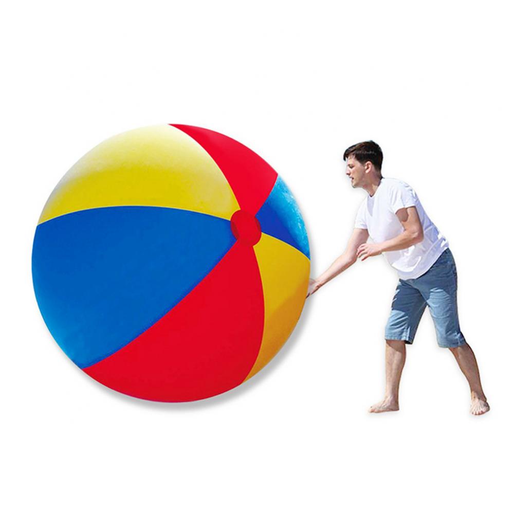 100/150cm Inflatable Pool Beach Sport Ball Football Soccer Inflatable Ball Balloons Swimming Pool Play Party Water Game Balloons
