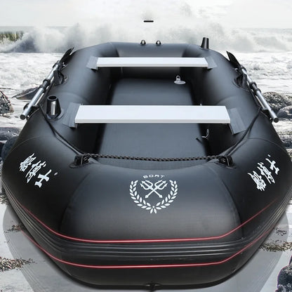Professional Boat Raft Inflatable Set Dinghy Rowing Boats for Adults Kayak Canoe Fishing Tear-Resistant Foldable Drifting Boat