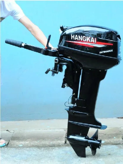 Whosale Chinese New Cheap Hangkai Portable 9.8HP 12HP 2 Cylinder 2 Stroke Outboard Motors Online For Sale