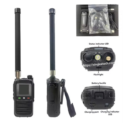 Drone Detector 2KM Long Distance UAV Detection Device Handheld 30-6400MHz Detection Drone Alarm Drone Video Transmission Signals