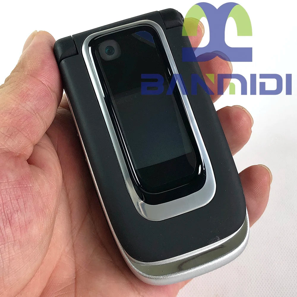 Unlocked Original 6131 Flip Mobile Cell Phone 2G GSM 850/900/1800/1900 Cellphone Arabic Russian Hebrew Keyboard. Made in Finland