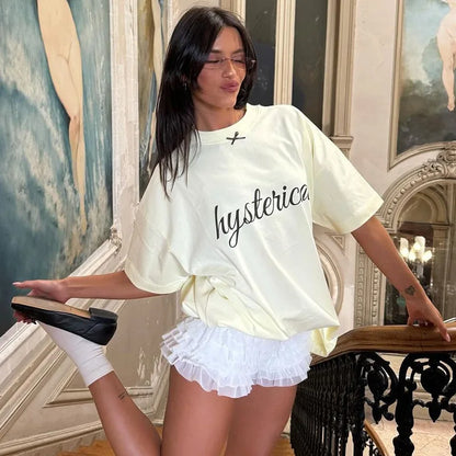 BOOFEENAA Mesh Ruffled Low-rise Bloomer Shorts Y2k 2000s Womens Clothing Fashion White Black Booty Shorts Sexy Pants C70-CE17