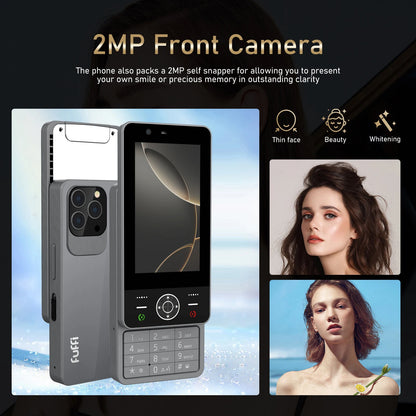 Function phone,smart phone,slider phone,button phone,2+16GB,4.0inch screen,button touch screen two-in-one,1900mAh portable phone