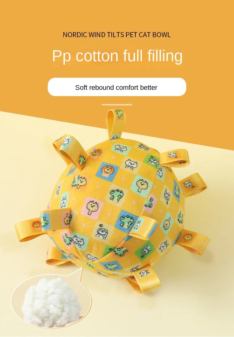 Dog Toy Sound Pet Durable Chew Teeth Grinding Boredom Relief Artifact Puppy Small Dog Self-Entertainment Bell Ball