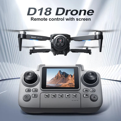 2025 D18 Drone 8K Aerial HD Dual Camera Photography Intelligent Obstacle Avoidance Brushless Motor 5G WIFI GPS Return VR Drone