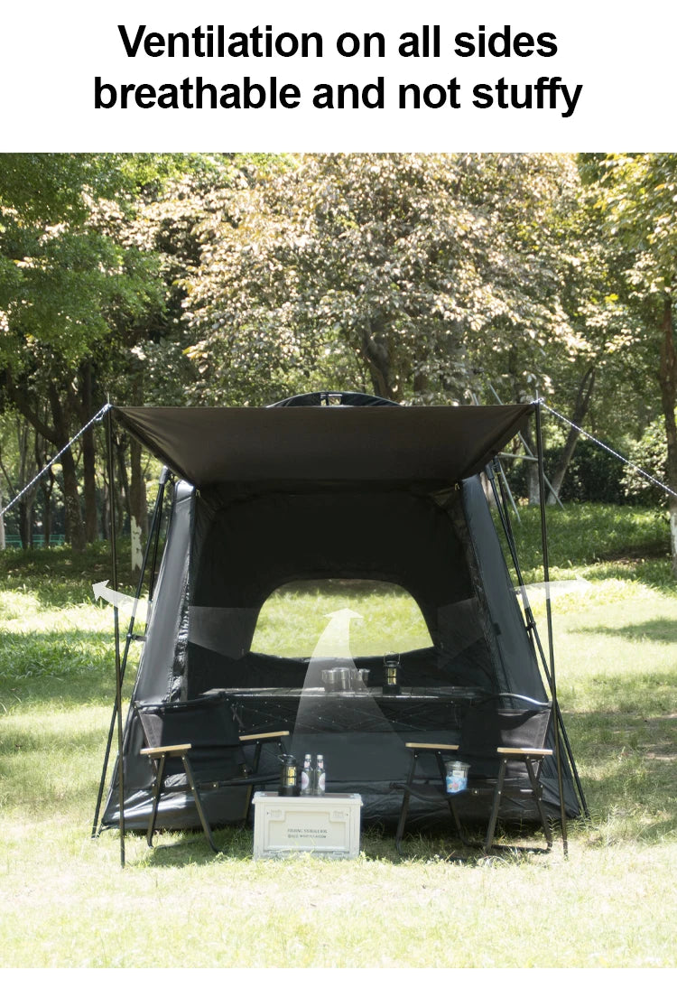 8-12 Person Camping Tent 2 Room Large Waterproof Windproof Outdoor Family Tent with Rainfly Instant Cabin Tents for Camp Beach