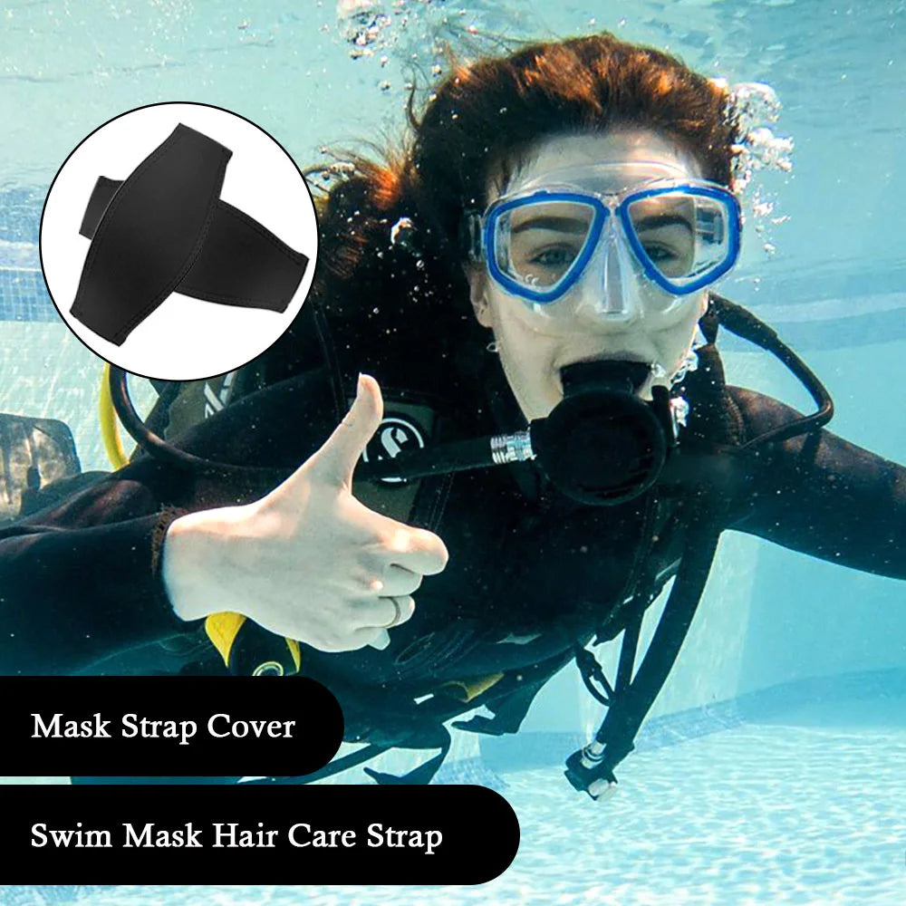 Men Women Diving Mask Strap Cover Comfort Padded Protection Snorkeling Swimming Googles Neoprene Reusable Hair Protective Wrap