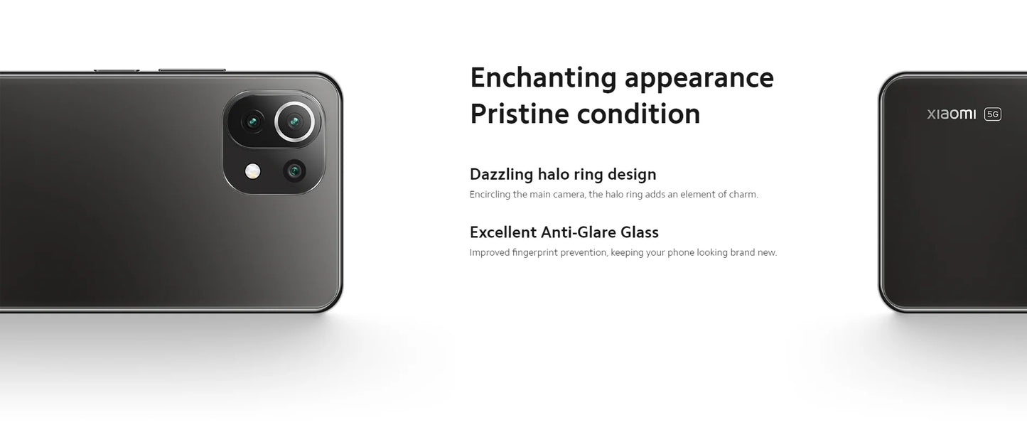 smartphone Xiaomi mi 11 Lite smartphone Global firmware 5G  AMOLED Snapdragon 780G 64MP Full Screen 90HZ used phone