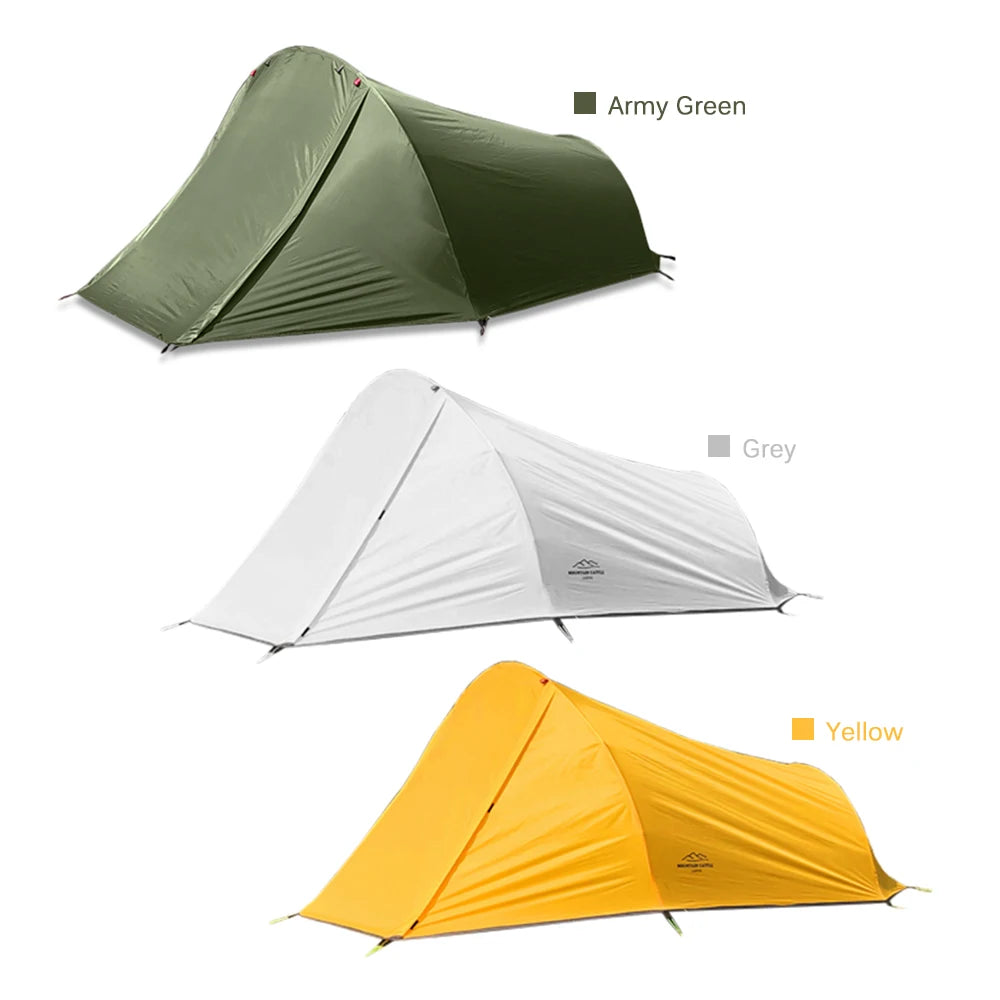 Camping Tent 2 Person Outdoor Tent For Camping Biking Hiking Muntaineering Beach Water Resistant 210D Oxford Material