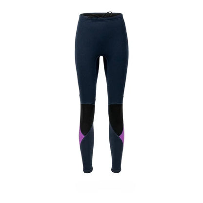Women's 3mm Two-Piece Diving Suit Long Sleeve Coldproof Wetsuit Top Pants for Snorkeling Surfing Swimming