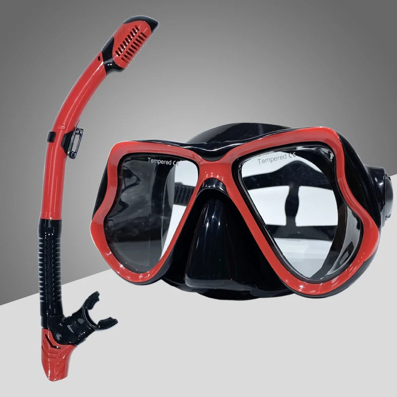 Diving Masks for Adults Snorkeling Breath Tube Set Glasses for Women Men Anti-slip Buckle Masks