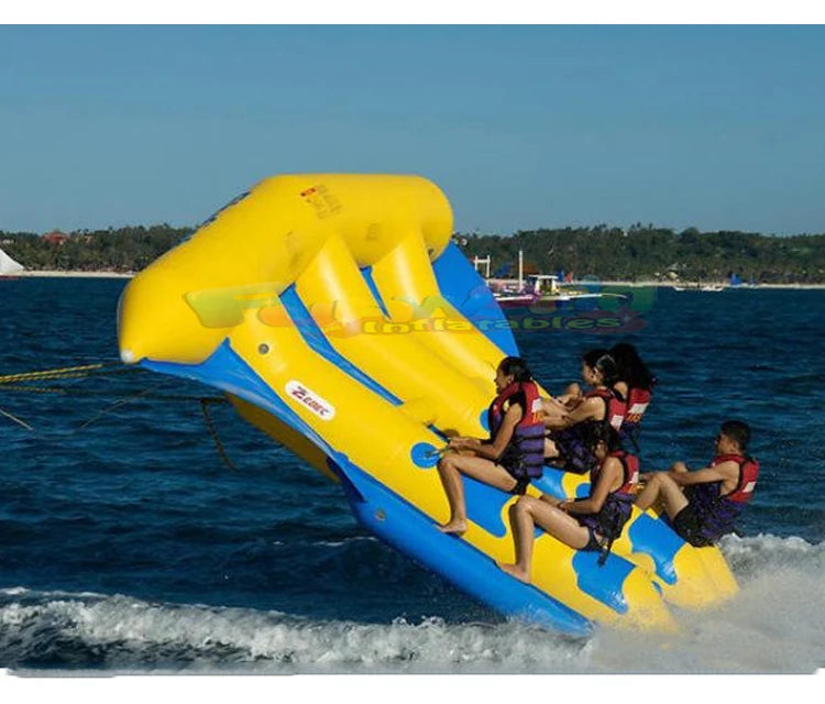Summer Party Outdoor Pool Water Recreation Inflatable Airplane Swimming Float Seat Boat Pool for Toddler and Kids
