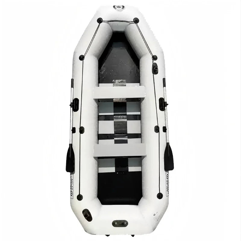 SOLAR MARINE 2.7M PVC Inflatable Fishing Boat Surfing Kayak and Racing Boats 4People Adult Outdoor Watersport Accessories