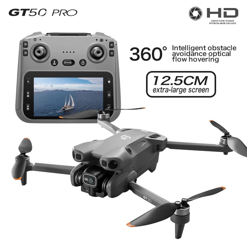 Professional Drone with 4K Dual Camera, Video Drone, Quadcopter, 360, Intelligent Obstacle Avoidance, Gift, New, 2022