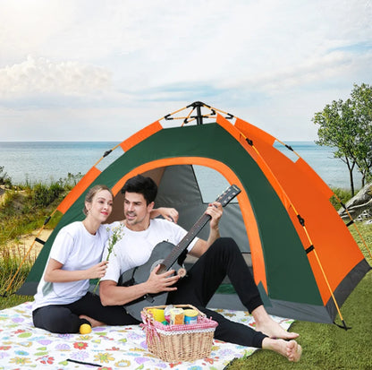 Tienda De Acampar Automatic Camping Tent 2-4 Person Family Tent Portable Backpacking Fully Automatic Tent For Hiking Travel
