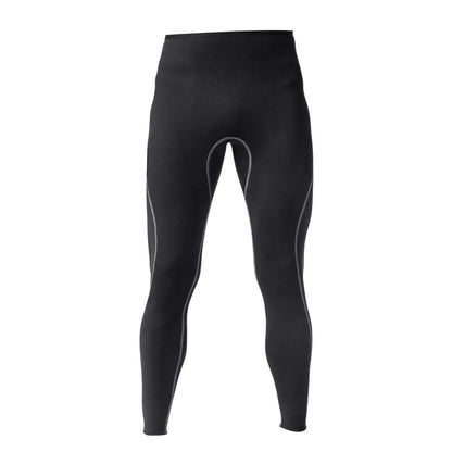 Men Black Wetsuit Pants  Stretch Neoprene Surf Surfing SCUBA Diving Trousers