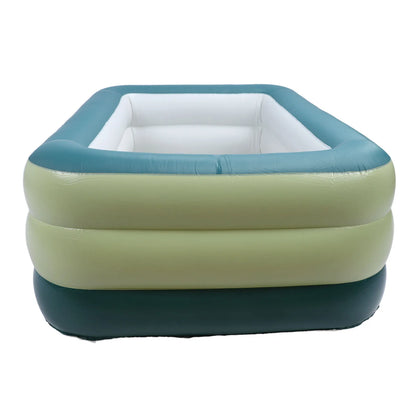 Blow Up Swimming Pool Multifunctional PVC Thickened Foldable Portable Large Capacity Inflatable Pool for Adults for Backyard