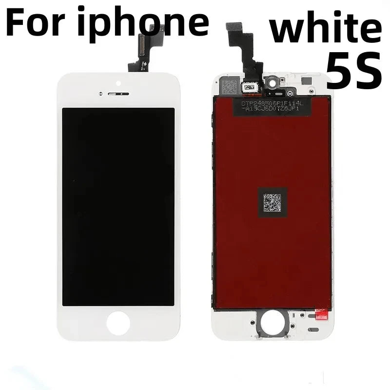 For iPhone 5 5C 5S SE 6 6S 7 8 Plus LCD Display Touch Screen Replacement For iphone 7G 7P 8G 8 Plus LCD Screen Tempered Glass