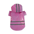Dog Clothes, Waterproof Jackets, Hooded Raincoats with Reflective Strip, Outdoor Breathable Clothes for Puppies