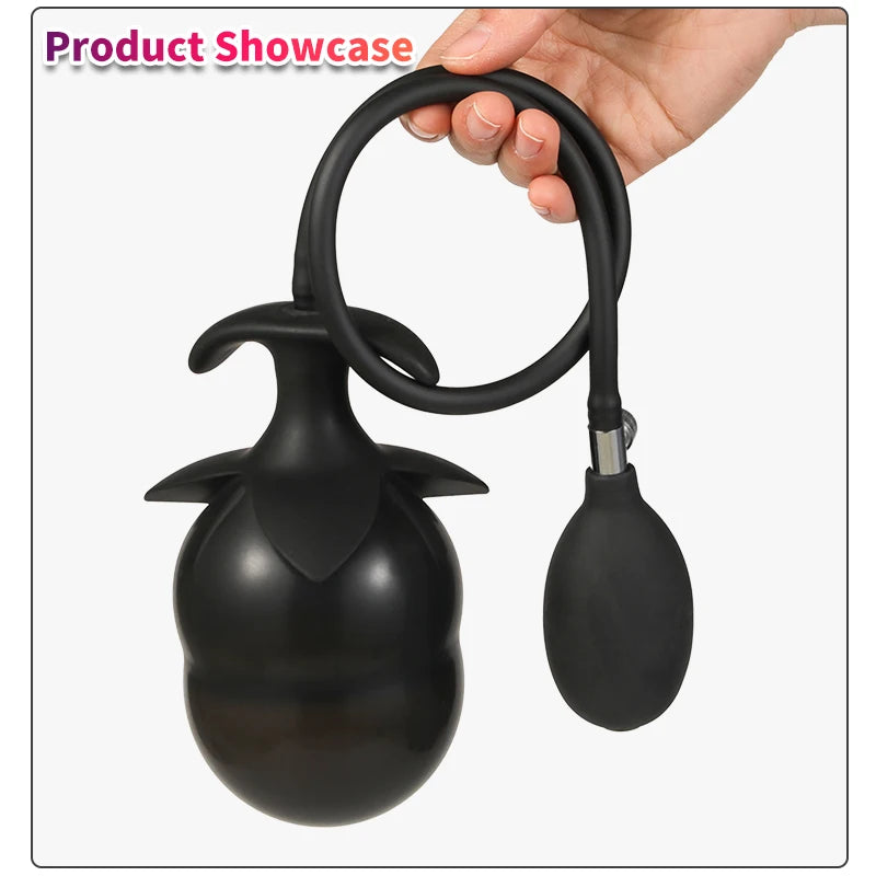 Adult Products Dildo for Anal Toy Expandable Butt Plug Silicone Massager Sex Toy for Women Men Inflatable Anal Plug Backyard Toy